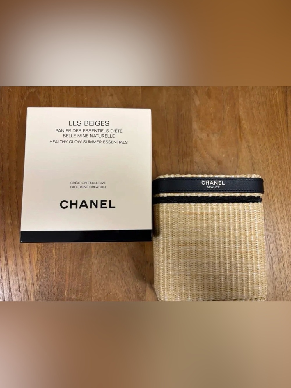 Beauty Chanel Les Beiges Panier des Essentiels
2026 Raffia Beauty Bag; NWOT - Picture 6 of 11